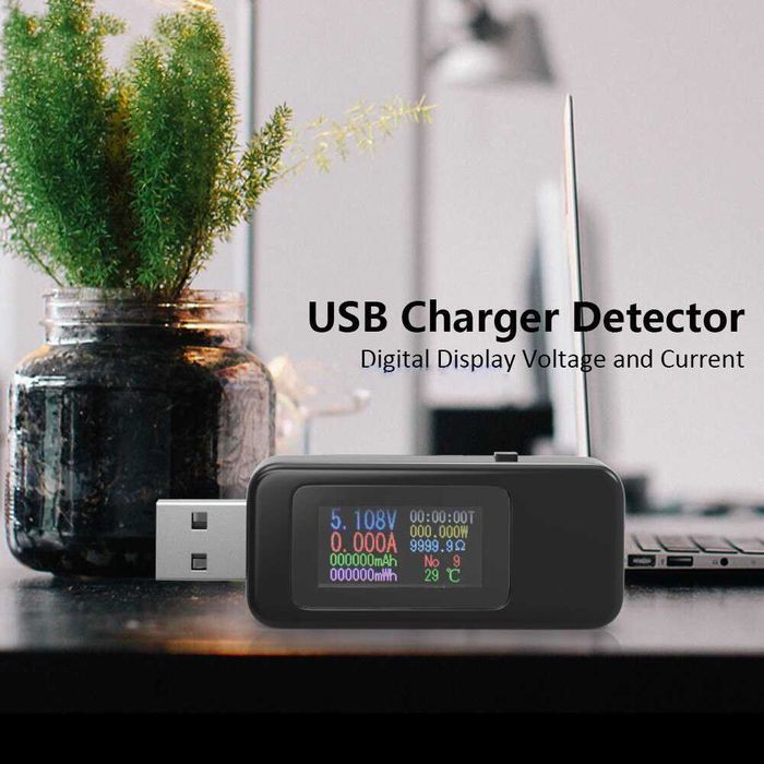 USB мультиметр тестер 10 в 1.