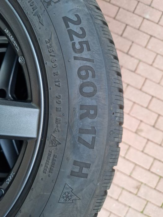 Roti aliaj AUDI A6 C8+ anvelope CONTINENTAL 225/60/17