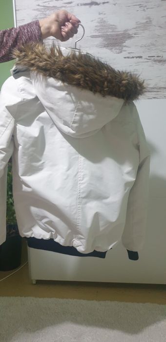 Мъжко зимно бяло яке