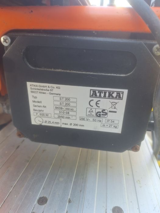 Ferăstrău masina de taiat gresie Atika