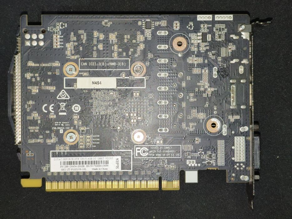 ZOTAC 1050Ti 4GB