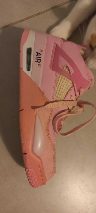 Adidasi Air Jordan 4 Off white - Roz mas 38