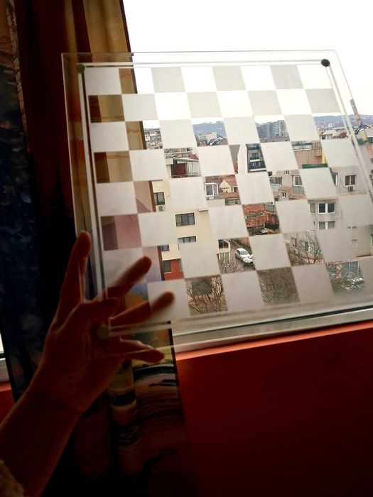 6в1 Стъклени Шах, Табла  Дама... комплект игри