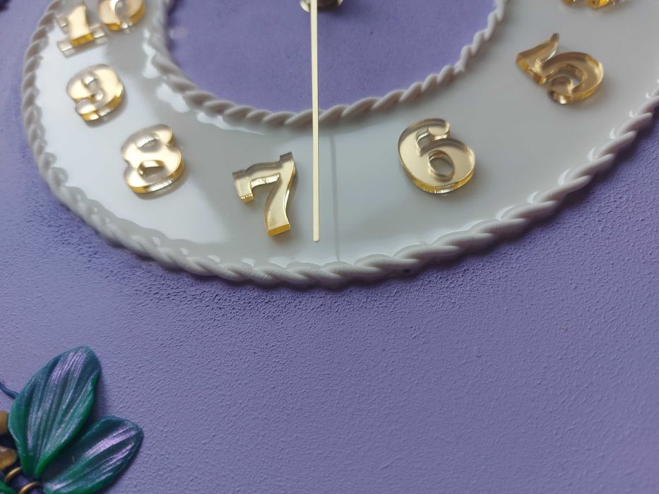 Ceas de perete-lavanda+ rasina