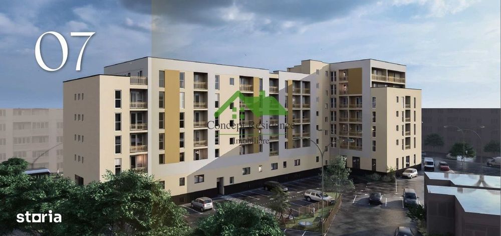 Apartament 2 camere, ansamblu nou – de la 850 €/mp + TVA, 0% comision
