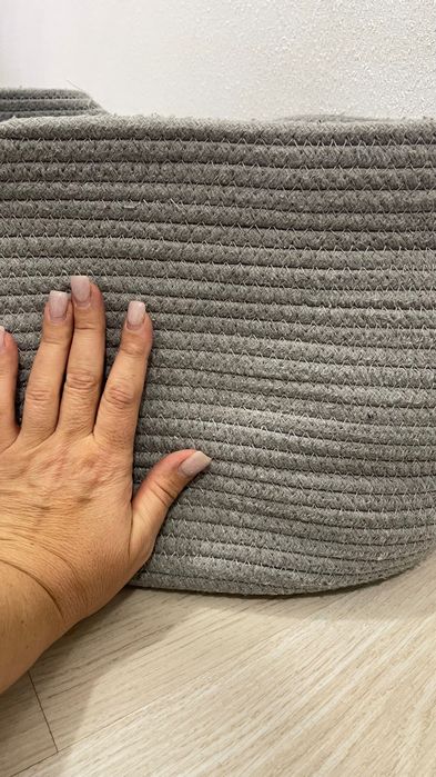 Корзина вязанная