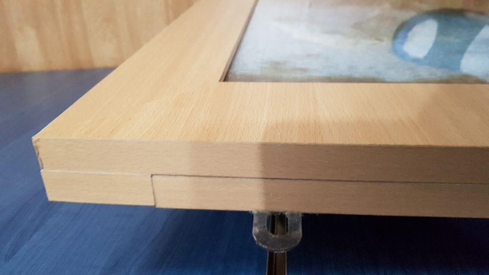 Rama pal melaminat + sticla 950x735 mm