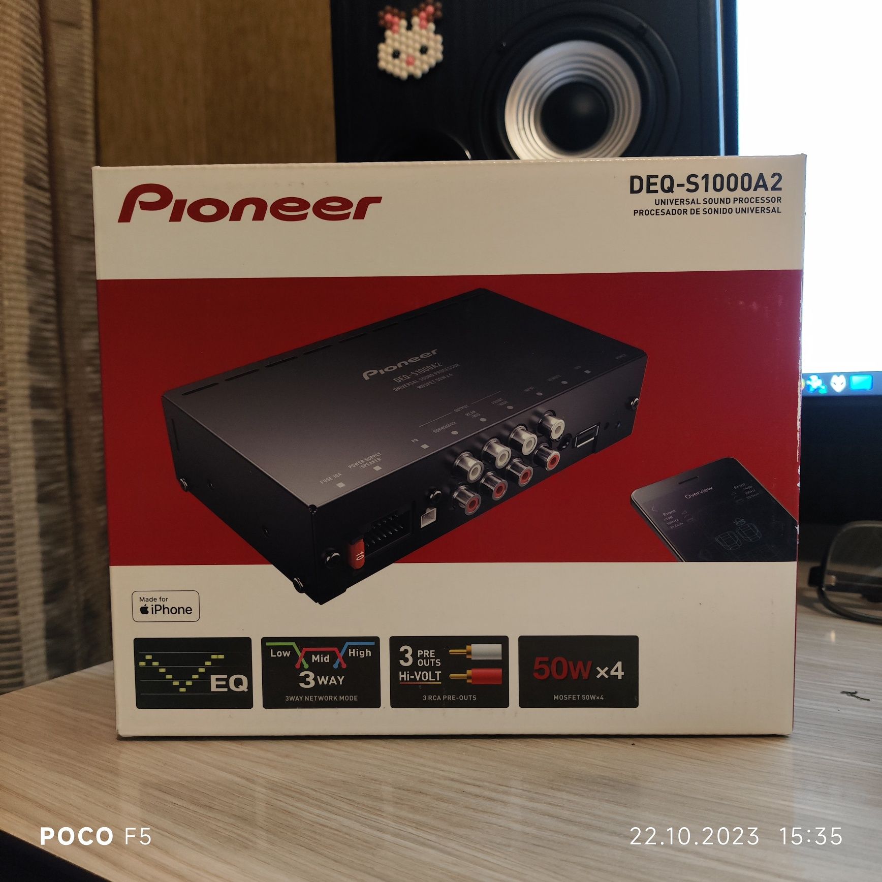 Автомобильный процессор-усилитель PIONEER DEQ-S1000A2: 170 у.е. - Автозвук  Ташкент на Olx