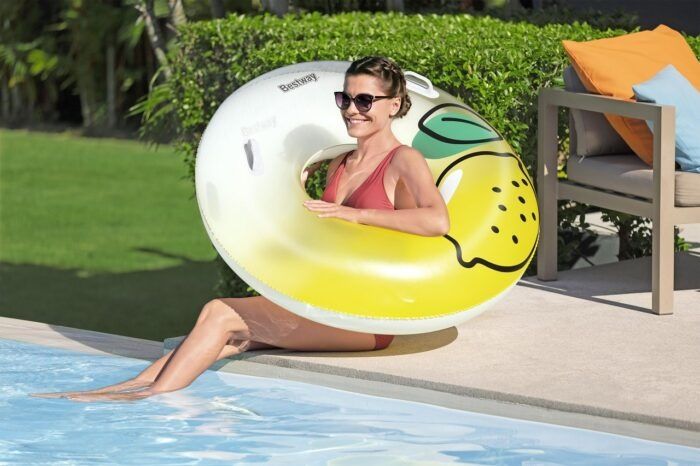 Надуваем пояс Bestway Fresh Squeezed Lemon, 114 см, PVC, жълт, за деца