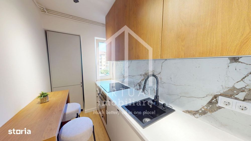 Apartament 2 camere, mobilat si utilat - 38 mp - Facultatea de Drept