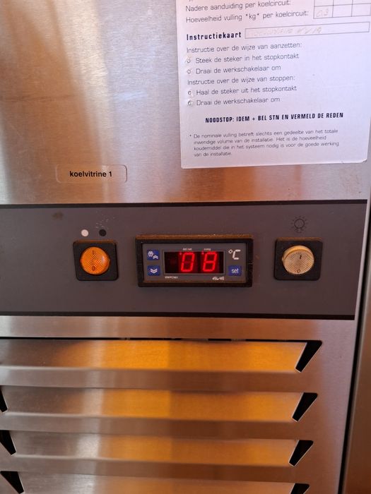 Vitrina rece  inox