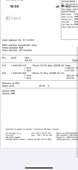 Iphone 15 plus 128gb black