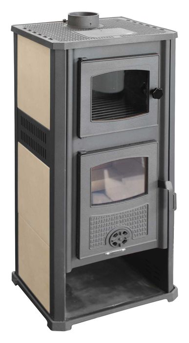 Semineu (Soba) pe lemne Fornello Roma G Ivory 11-13 kW