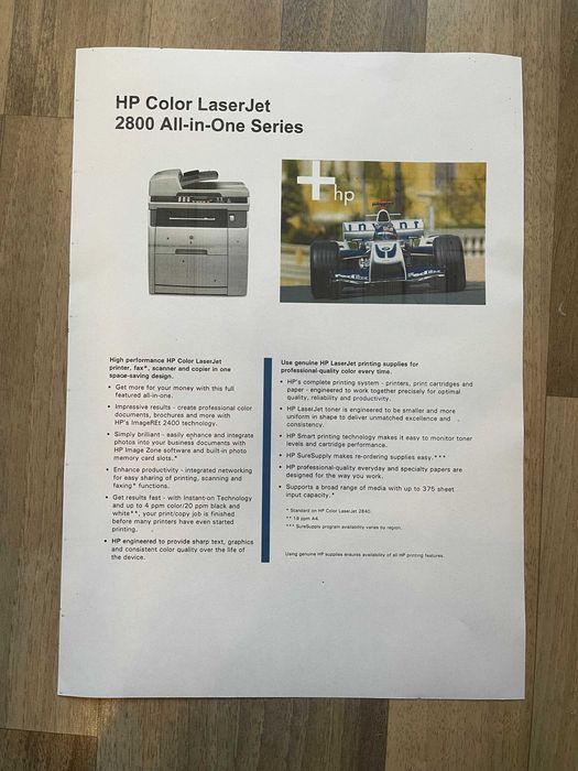 Multifunctional color Laserjet HP 2840