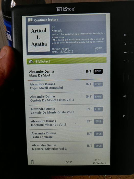 Vind e-book Trekstor cu ecran luminat