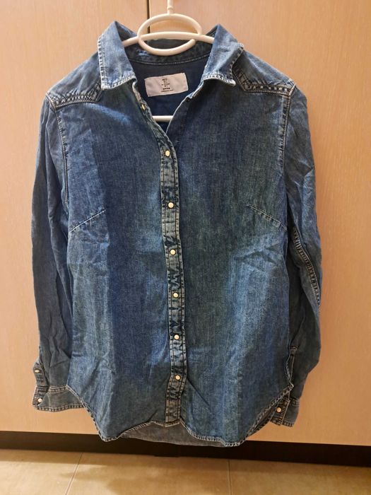 Дамска дънкова риза H&M