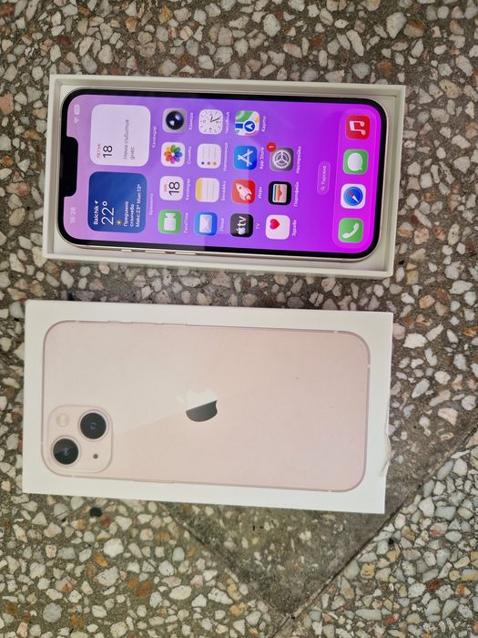 iPhone 13 Pink-256gb/100% battery health