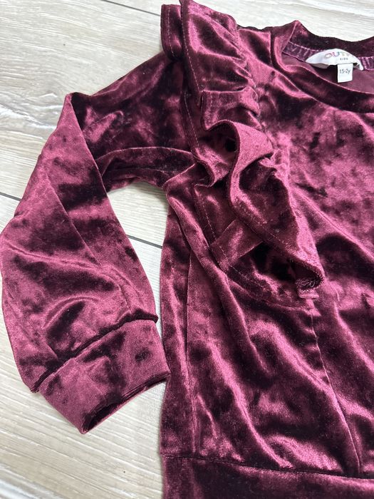 Bluza catifea fetita 86-92