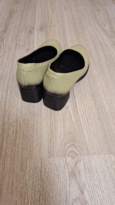 Pantofi verzi din piele mar 37