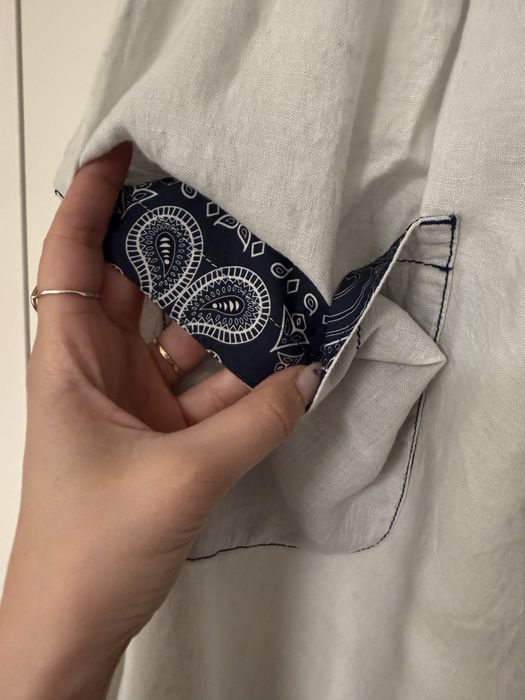 Дълга ленена пола Emporio Armani р-р М
