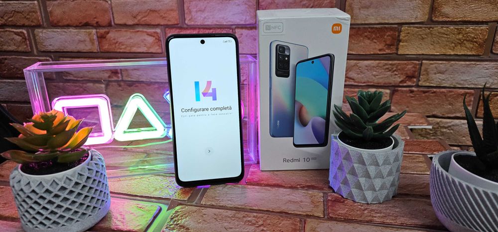 Redmi 10 Octacore  4+2GB RAM/128GB Stocare Camera 50MP Baterie 5000mAh