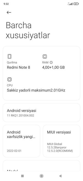 Redmi Not 8 global