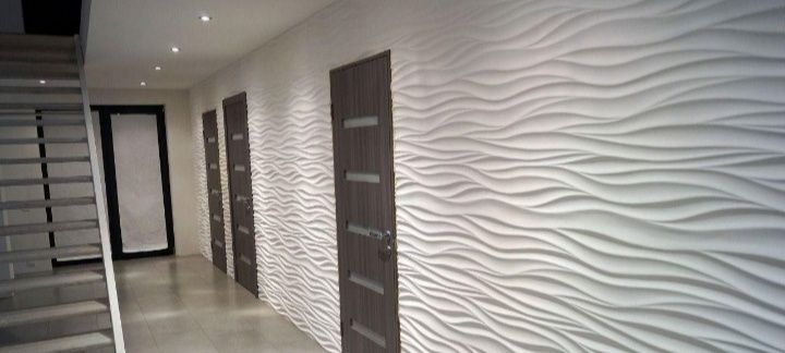 Акция!!. Скидка 20%. 3 д Кожа, 3д Волна, 3 д Кирпичный панель.