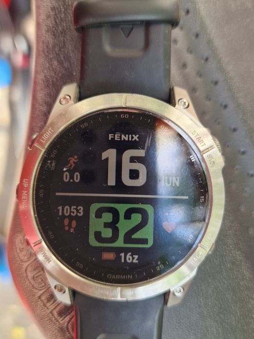Garmin Fenix 7, 47mm, silver/graphite,  impecabil