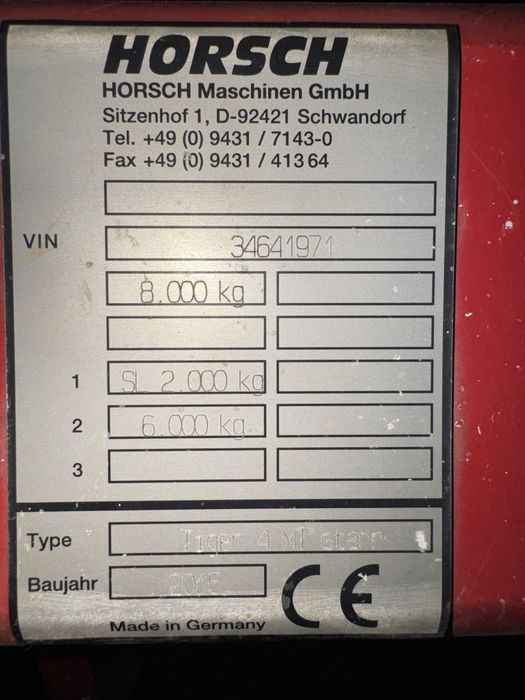 Horsch Tiger 4MT Starr