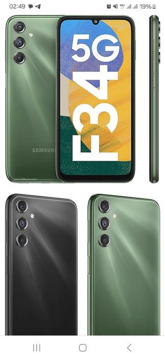 Samsung f 34 5 G karobka dakument made in india