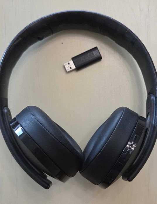 Sony PS4 Gold Wireless Headset, геймърски слушалки с микрофон за PS4