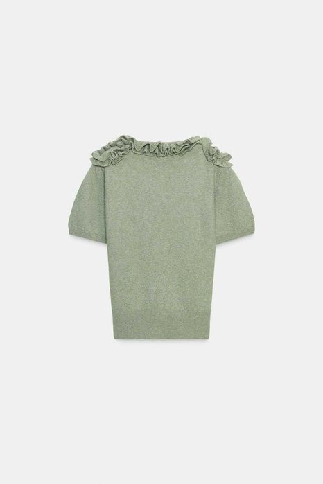 Плетена блуза ZARA със съдържание на вълна