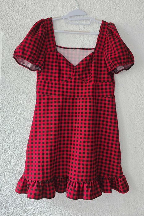 Карирана рокля ХЛ-2ХЛ