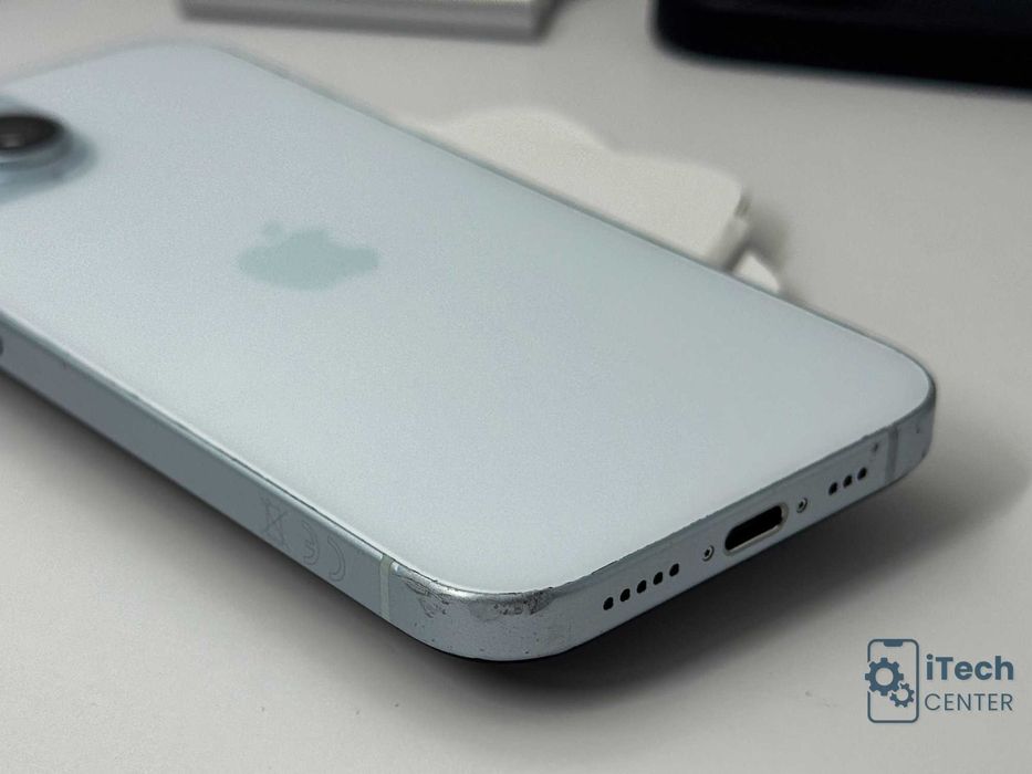 iPhone 15, 128GB, Blue, 100% батерия, ОТЛИЧЕН, ГАРАНЦИЯ!