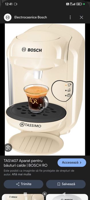 Expresor cafea tassimo Bosch