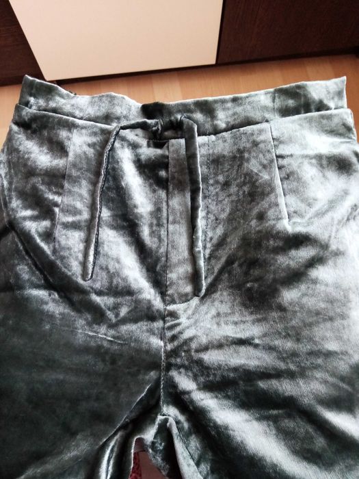 Pantaloni velur fete - Mango Girls 7-8 ani