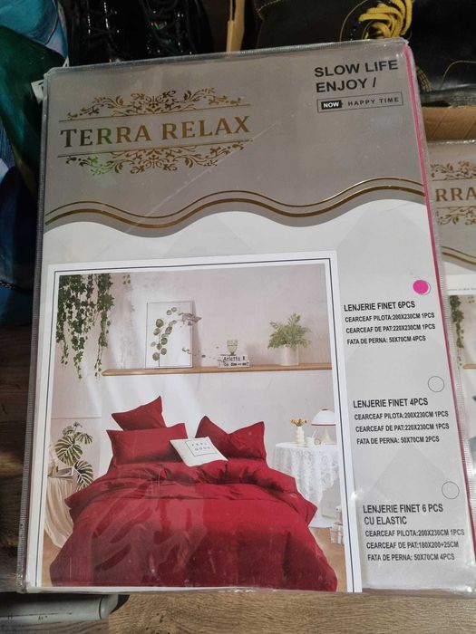 Set 6 piese lenjerie din finet - TERRA RELAX
