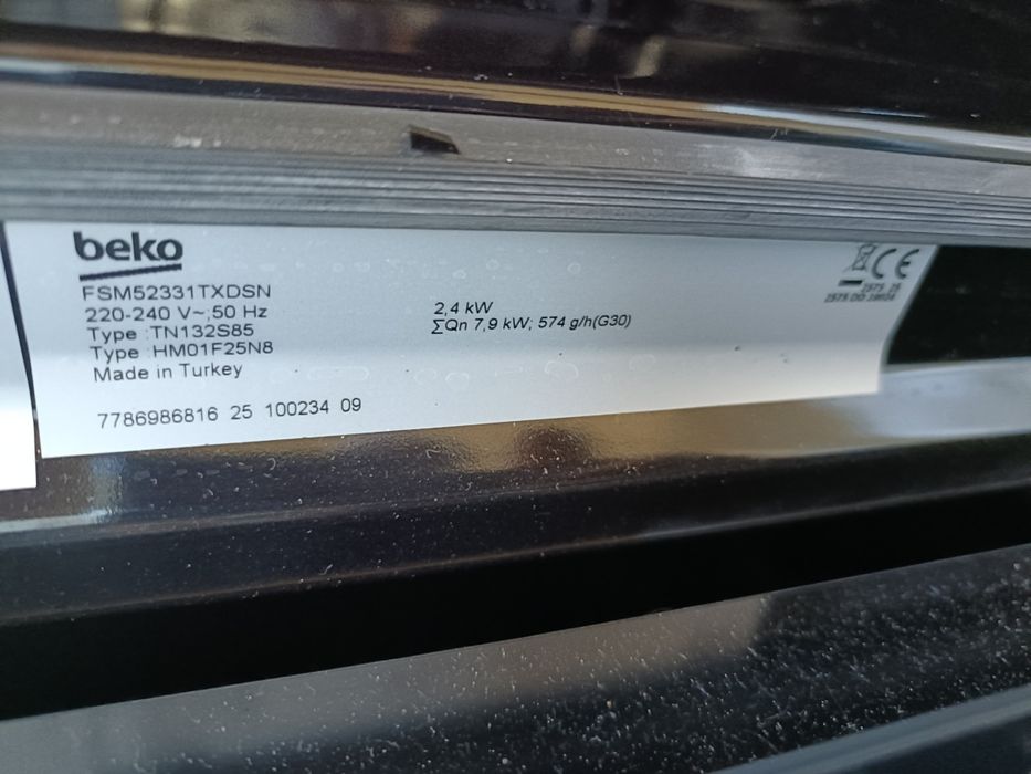 aragaz Beko dimensiuni 45,60,80cm