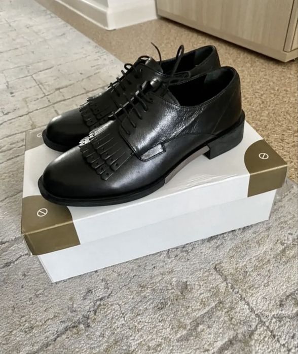 Ботинки кожанные