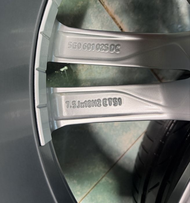 Roti/ jante aliaj R18 originale Vw Golf 7 8 Gti Gtd 225/40/18 vara