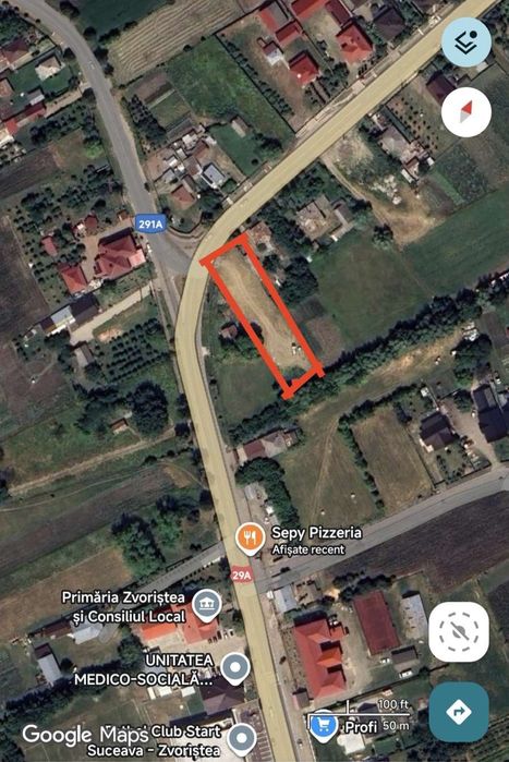 Teren de vânzare Zvoriștea