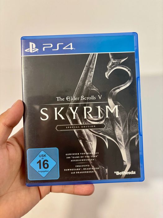 Joc PS4 The Elder Scrolls V: Skyrim Anniversary Edition, set complet, 10 ani de aventuri, PS5 Playstation 5 PS4