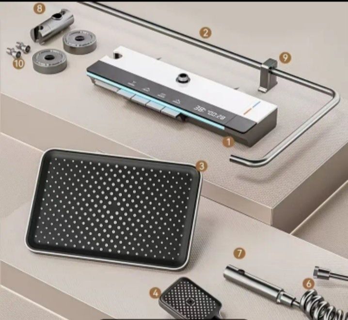 Дигитална душ система с LED дисплей