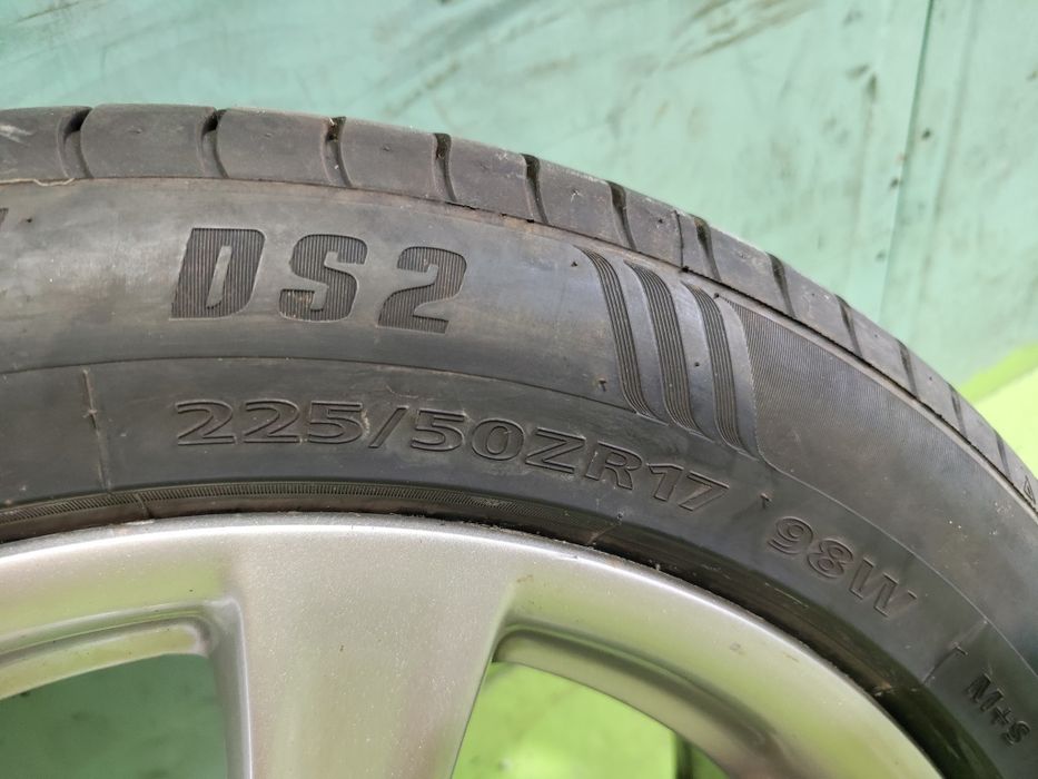 1 бр 17 5x120 bmw f30 f31 f32 f34 лята джанта 5х120 бмв резервна гума 225/50/17
