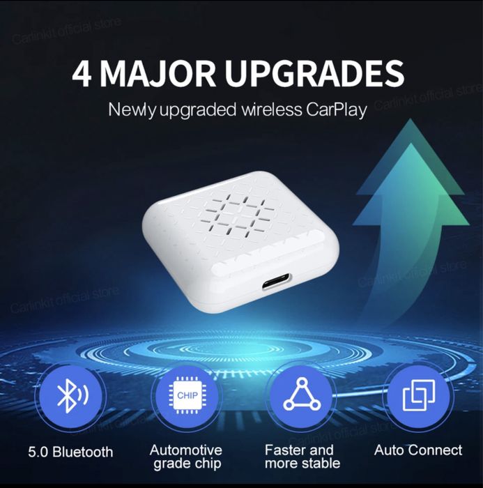 Car play Wireless 4Gen Bluetooth,мултимедия