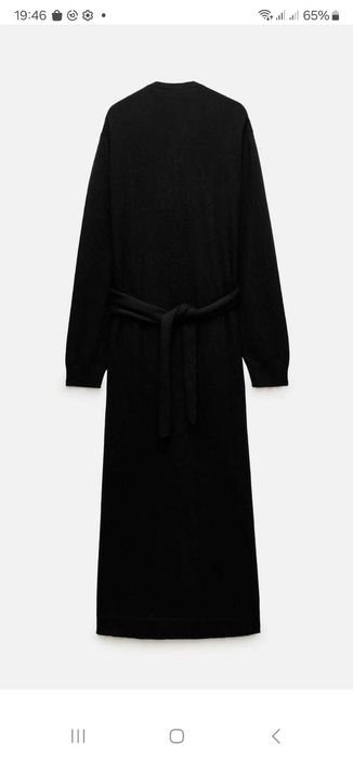 Кашемировое платье ZARA