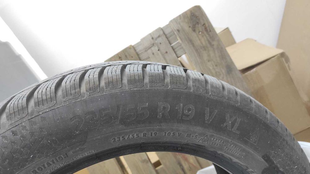 4 бр. Continental WinterContact TS 870 P 235/55 R19 – DOT 2024, отлично състояние