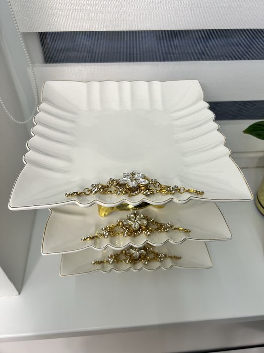 Набор посуд, фруктовница, 2 конфетницы, 3 посуды