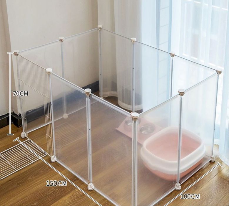 Вольер с дверцей для собак мелких пород, щенков, котят