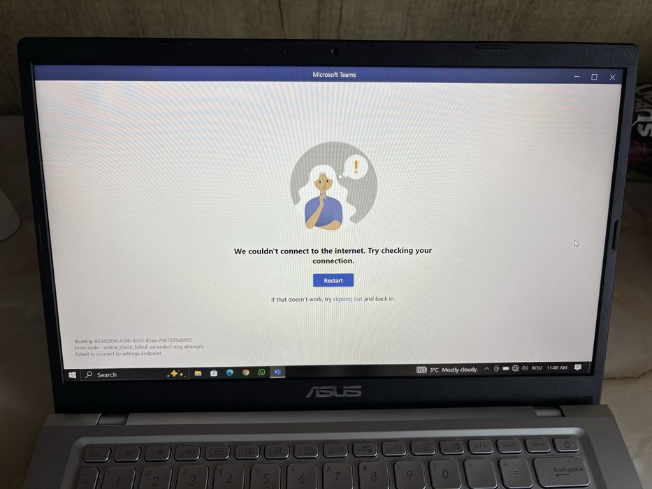 Laptop ASUS X415M, SSD 256GB, perfect pentru școala/birou